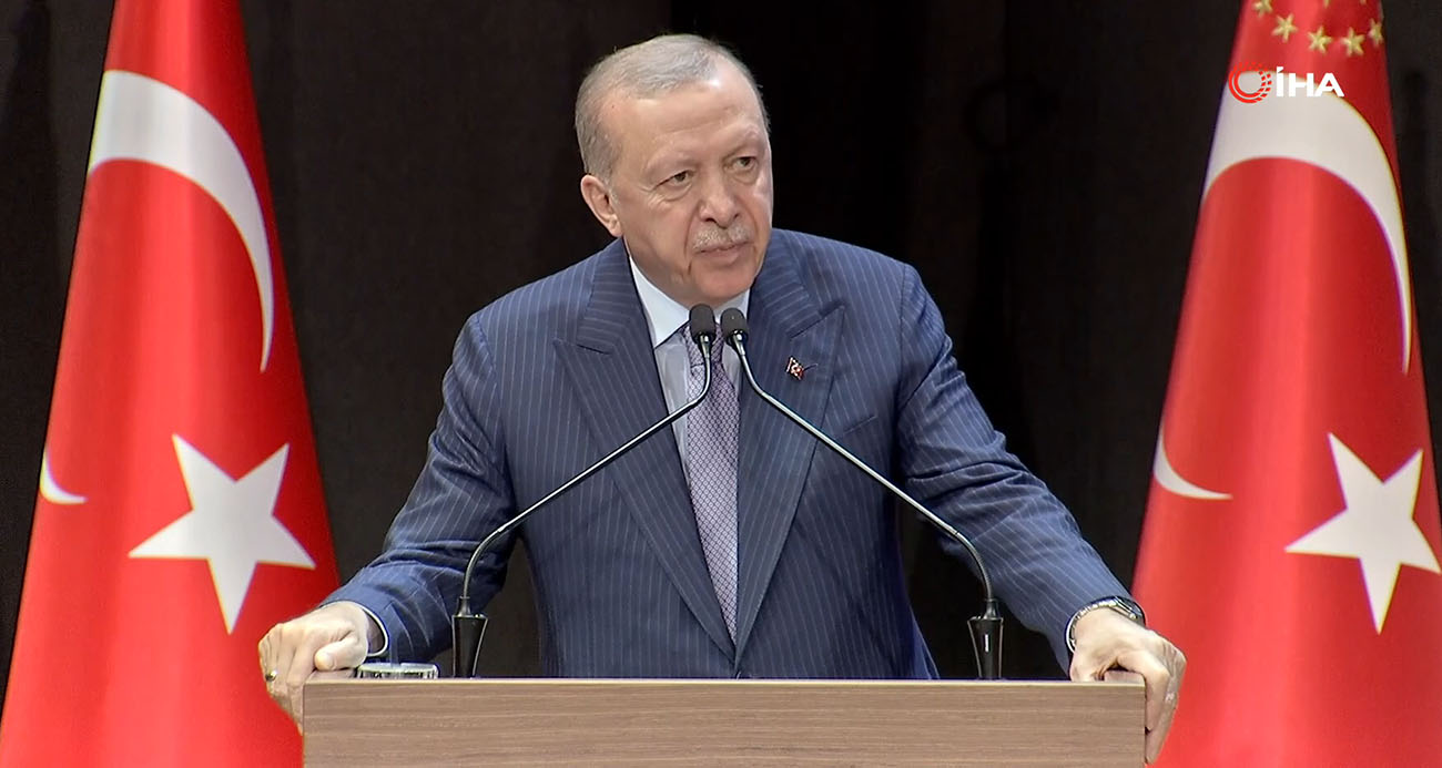 Cumhurbaşkanı Erdoğan: “Yüreğimizdeki yangını tarif etmek mümkün değil”