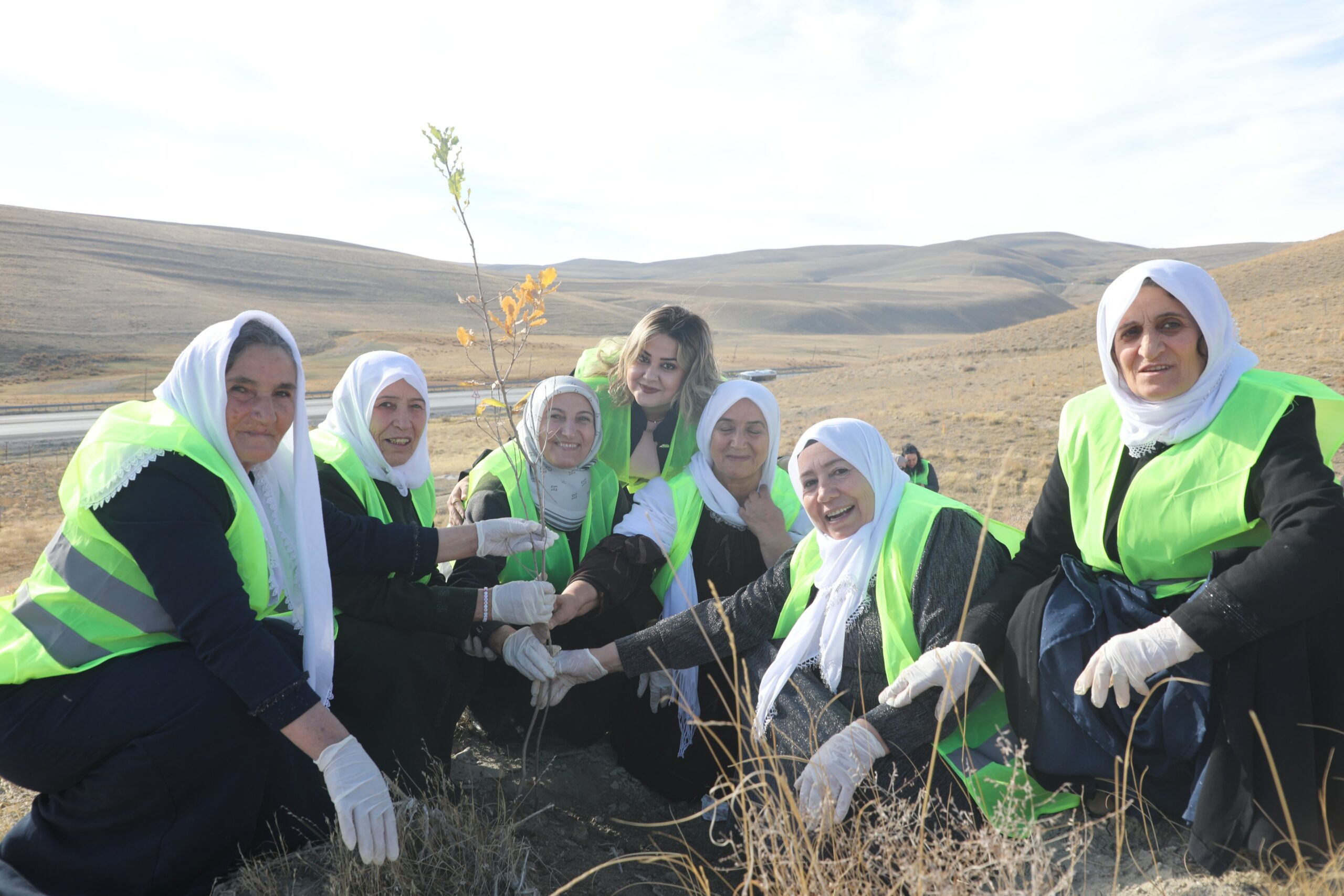 Gürpınar’da Kadınlardan Anlamlı Fidan Dikme Etkinliği