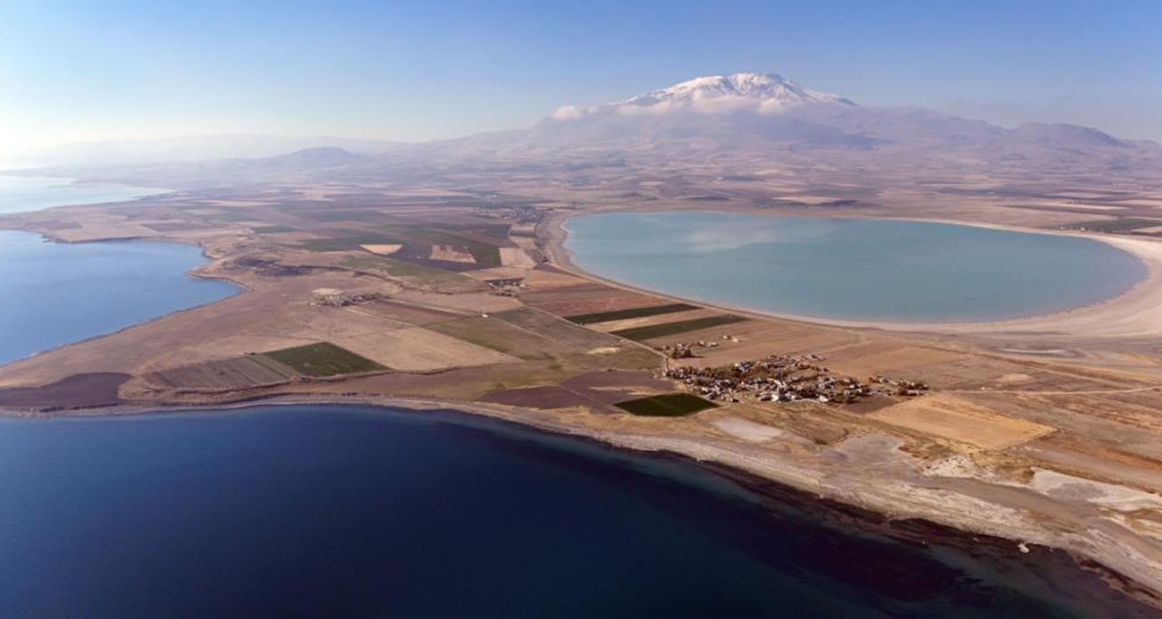 Van Gölü, Arin Gölü ve Süphan Dağı tek karede buluştu