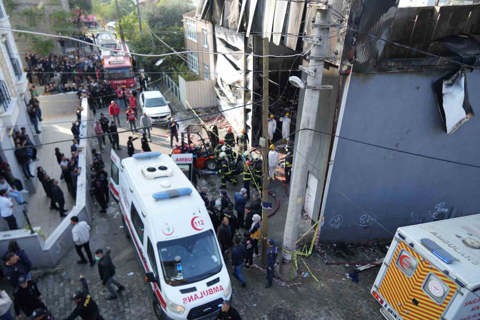 Kocaeli’de 6 kişinin ölümüne neden olan yangına ilişkin 3 gözaltı kararı