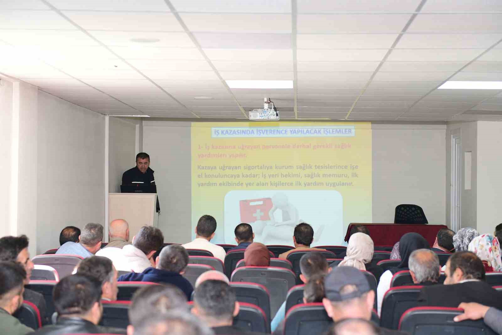 Van’da Servis Personeline İş Sağlığı ve Güvenliği Eğitimi