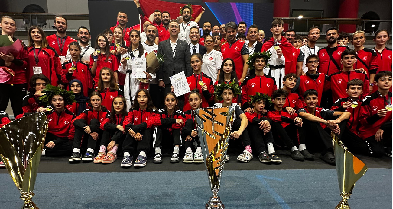 Avrupa Yıldızlar Taekwondo Şampiyonası’nda Türkiye şampiyon oldu